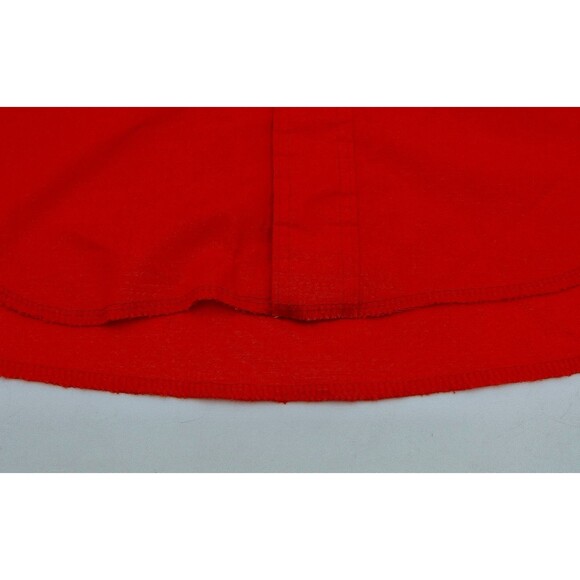 Wrangler Pearl Snap Button Red Shirt Cowboy Cut 1980s Regular Fit XLong Tails - Picture 7 of 11